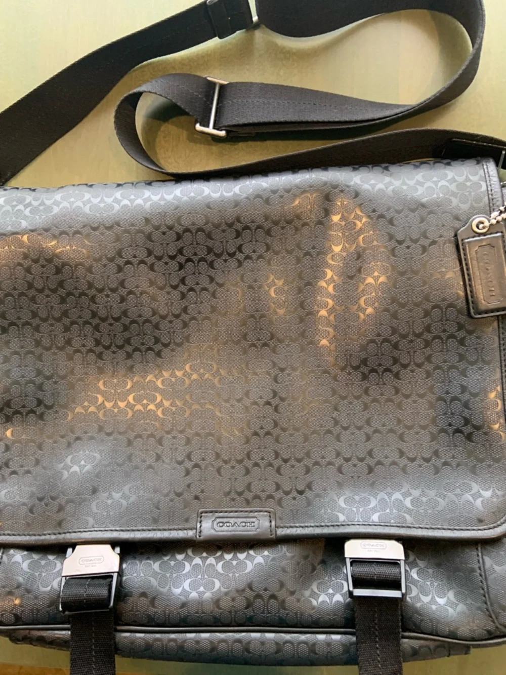 Coach Black Unisex Messenger Bag